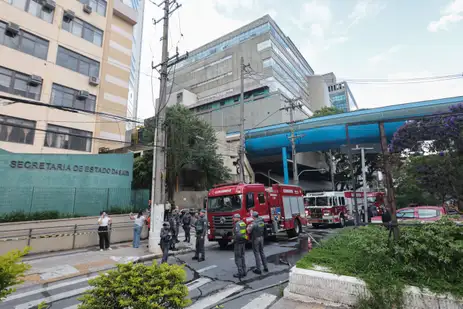Sao Paulo (SP), 30/01/2026 - Bombeiros atendem ocorrência de incêndio no Instituto do Coração.
Foto: Paulo Pinto/Agencia Brasil