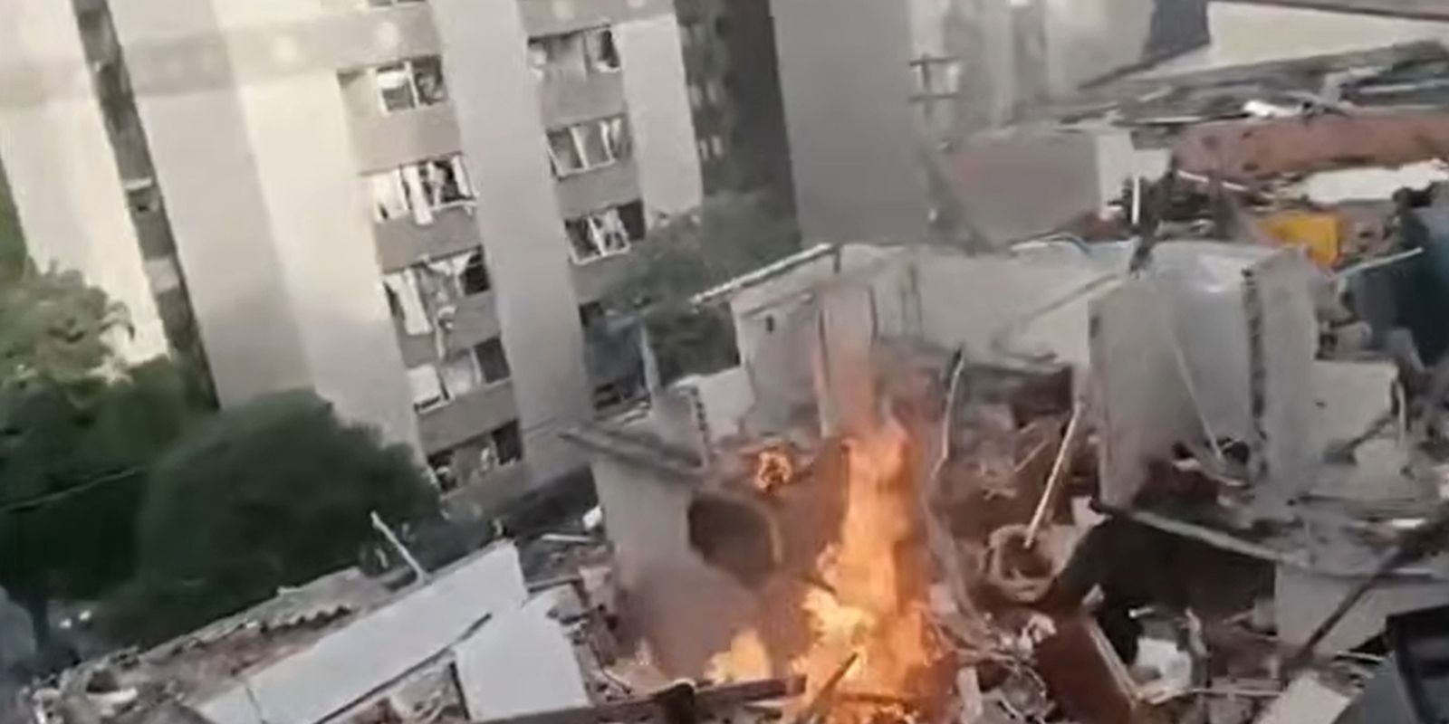 Área atingida por explosão em São Paulo segue sendo vistoriada