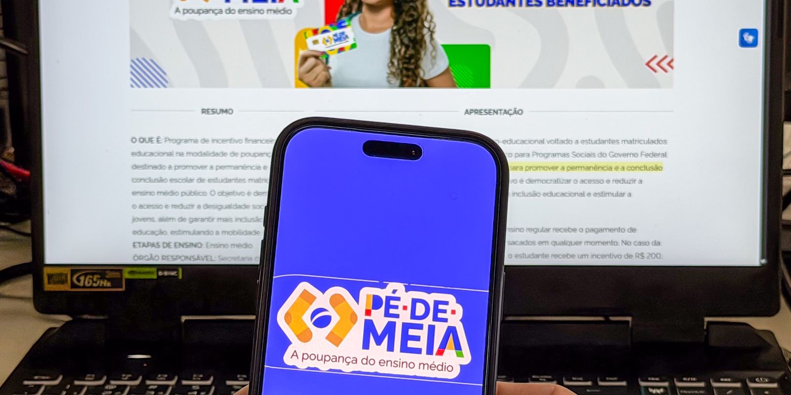 Pé-de-Meia paga nova parcela a estudantes nesta segunda-feira