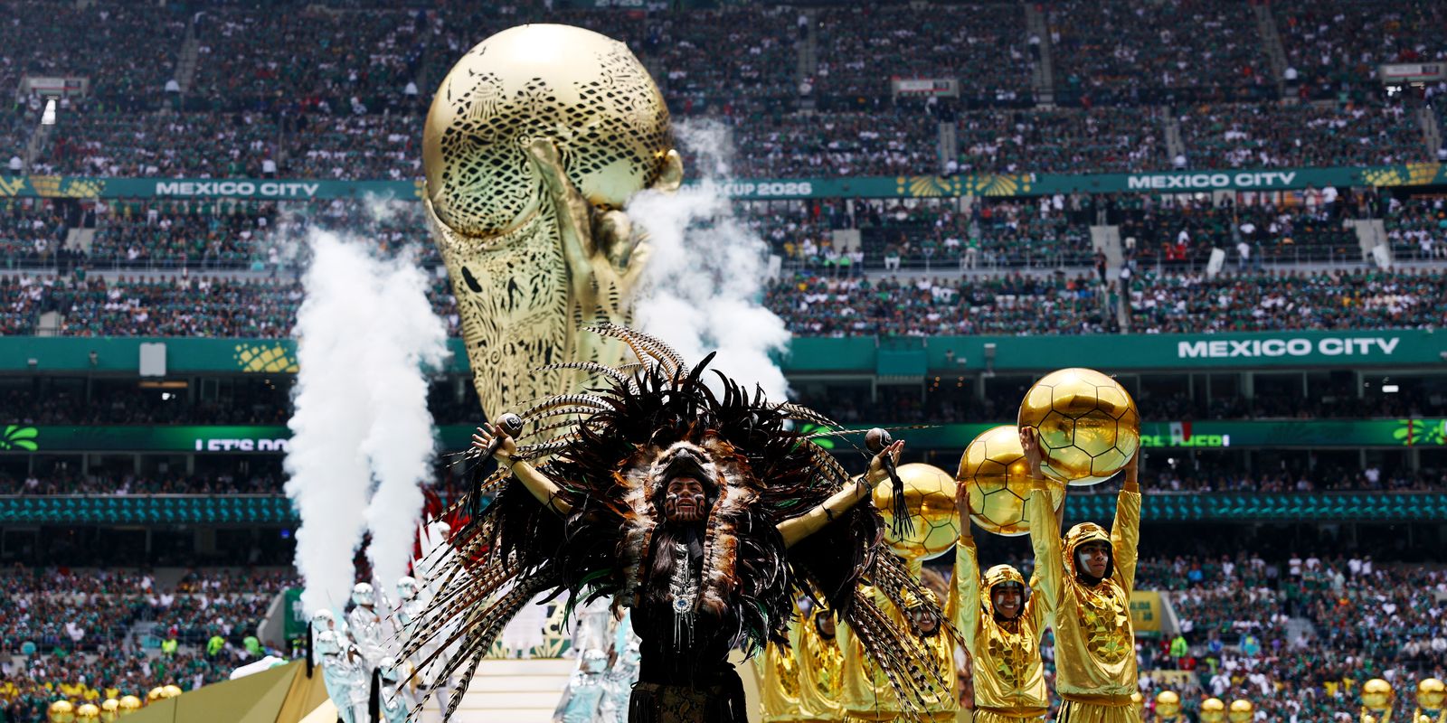 Mais de 85 mil pessoas assistem à abertura da Copa 2026 no México