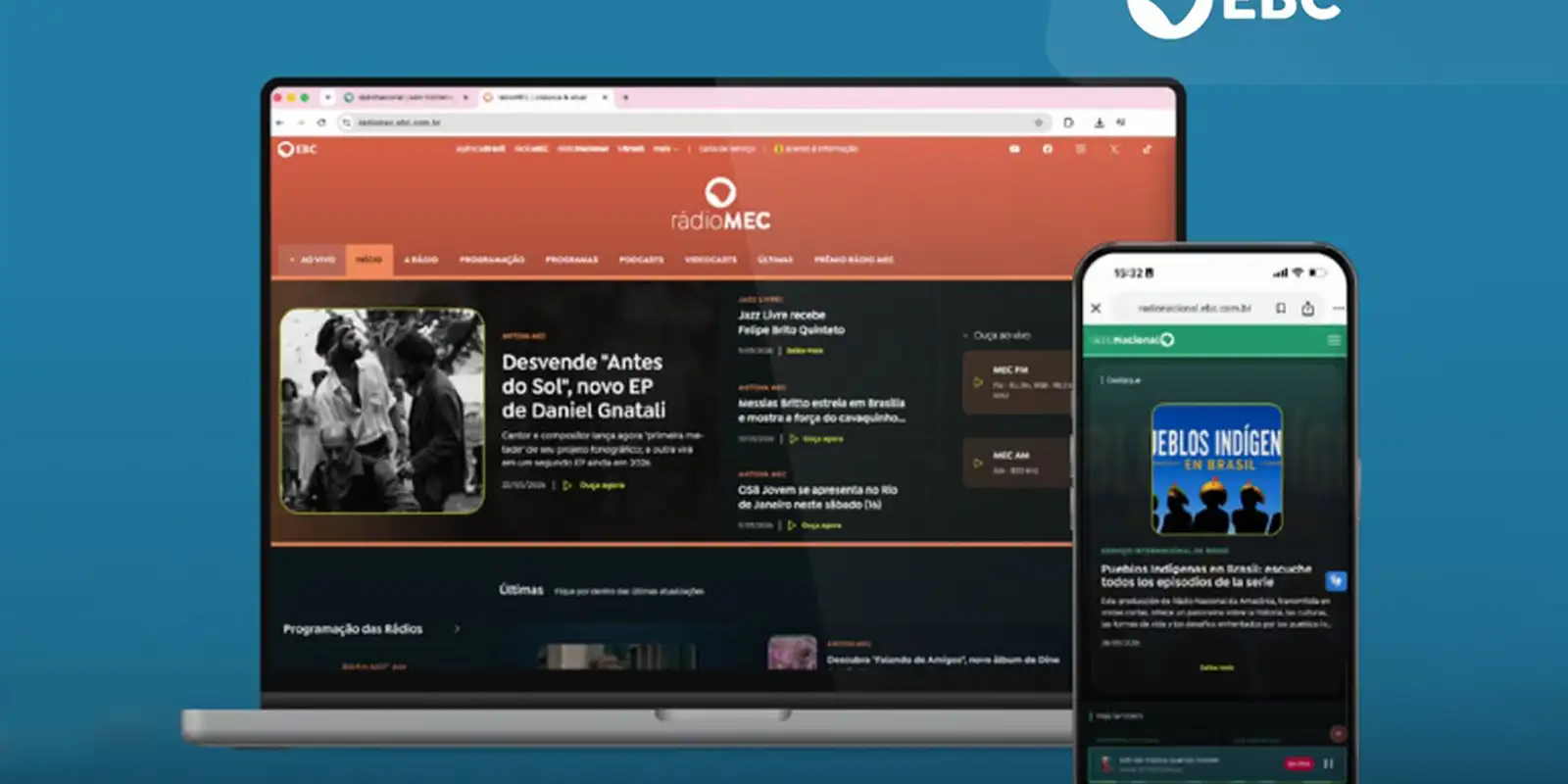 Rádio Nacional e Rádio MEC possuem novos endereços na internet
