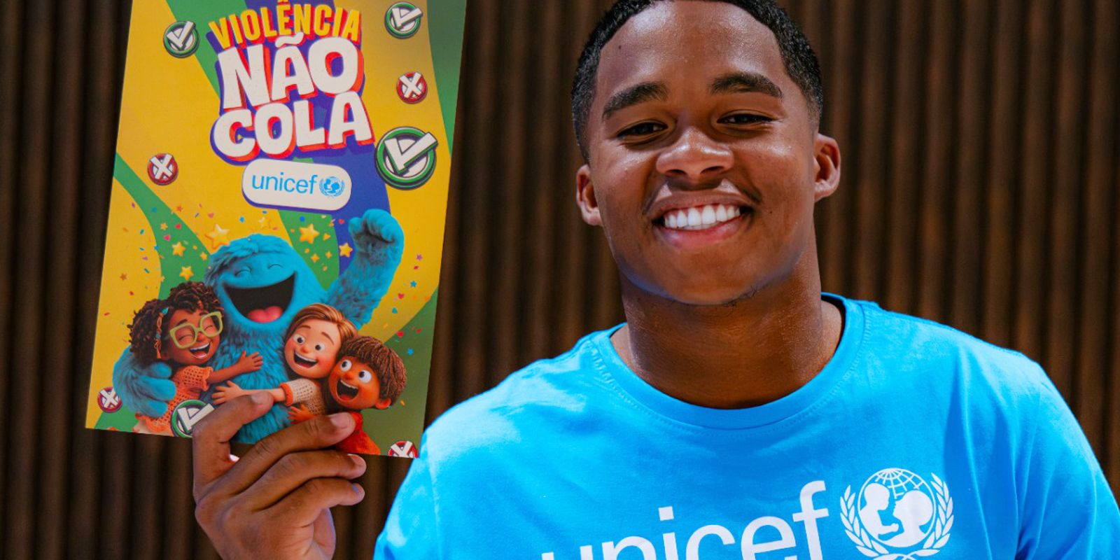 Endrick é o novo embaixador da Unicef no Brasil