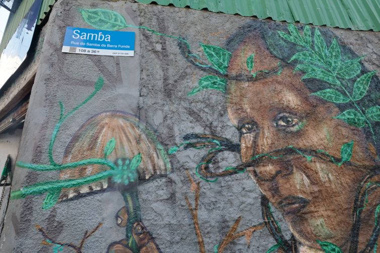 São Paulo (SP)-31/07/2026 . Rua do Samba , recebe placa e era oficialmente batizada no bairro da Barra Funda.
Foto: Paulo Pinto/Agência Brasil