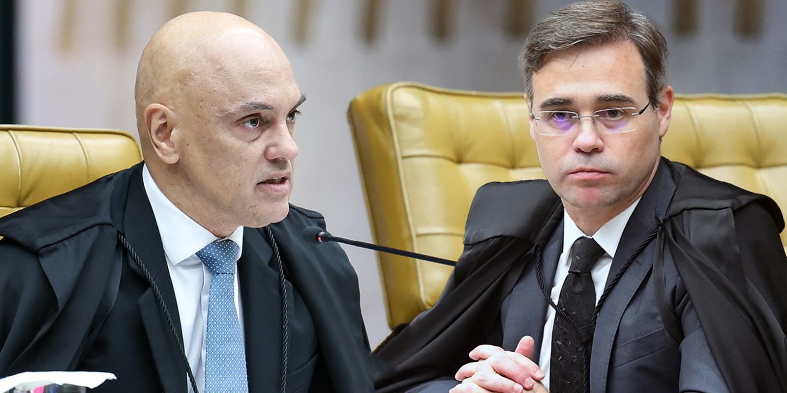STF: Moraes e Mendonça trocam farpas em mensagens enviadas a Fachin